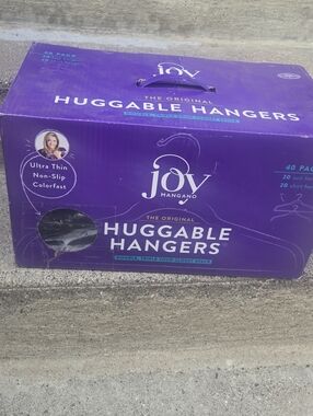 Joy Mangano Huggable Hangers - Purple Pack